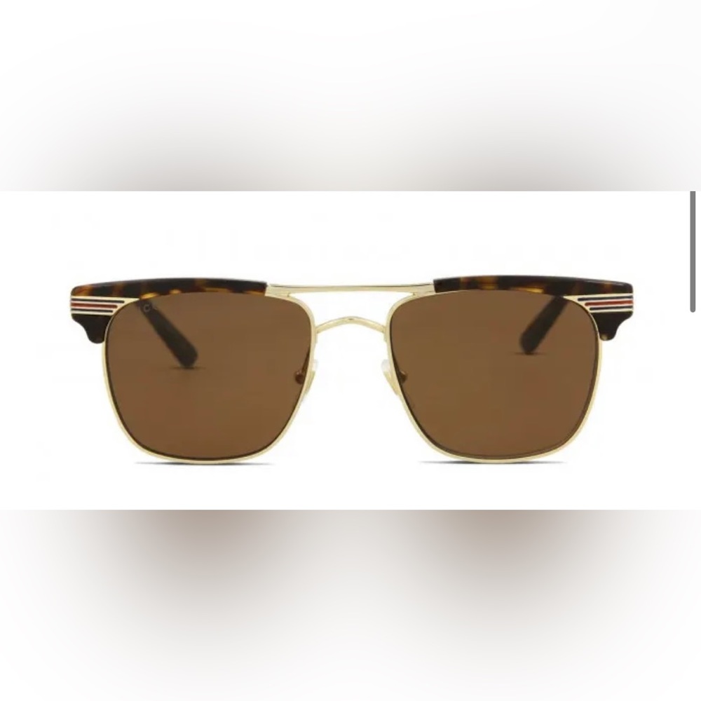 Gucci Men’s GG0287S 52MM Sunglasses 💯% Authentic - Picture 7 of 16